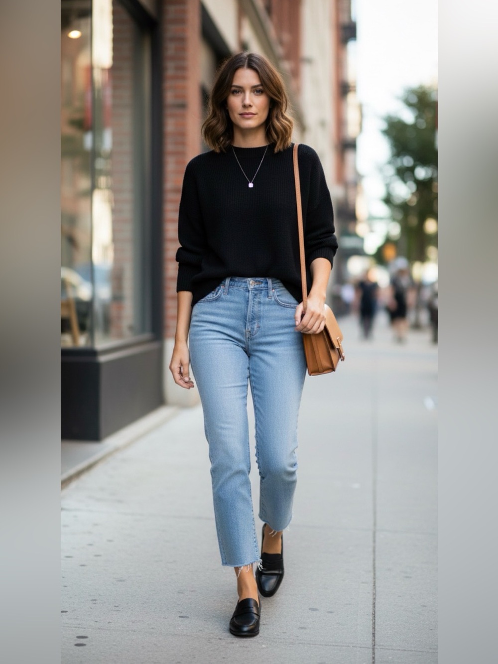 (#89) LEVI’S 501 Cropped Straight-Leg Jeans
